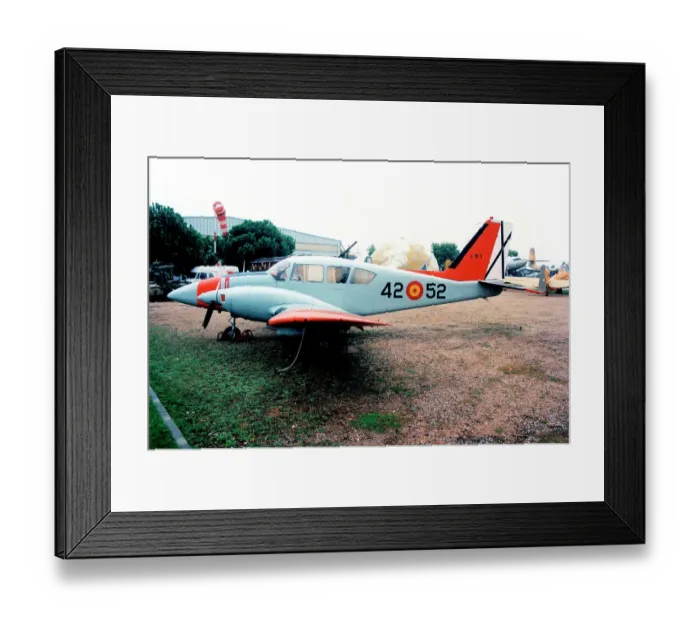 Framed Print : Piper PA-23 Aztec E.19-3 - 42-52 Framed Print : Piper PA-23 Aztec E.19-3 - 42-52