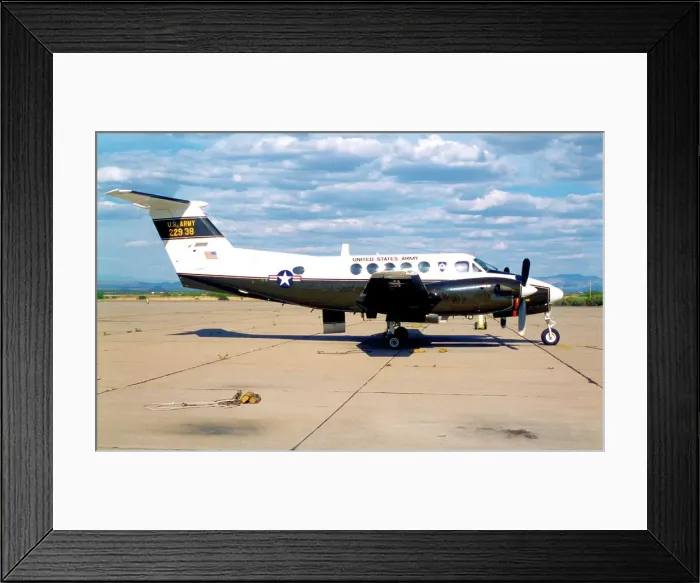 Framed Print : Beech C-12C Huron 77-22938 Framed Print : Beech C-12C Huron 77-22938
