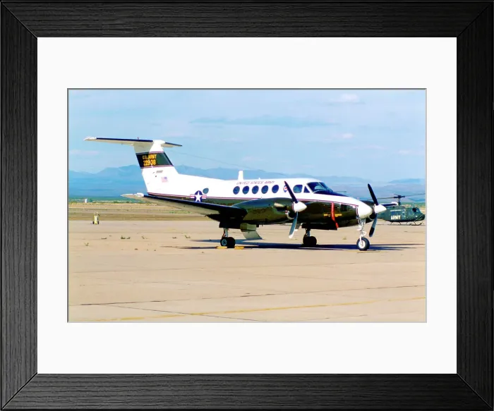 Framed Print : Beech C-12C Huron 77-22938 Framed Print : Beech C-12C Huron 77-22938