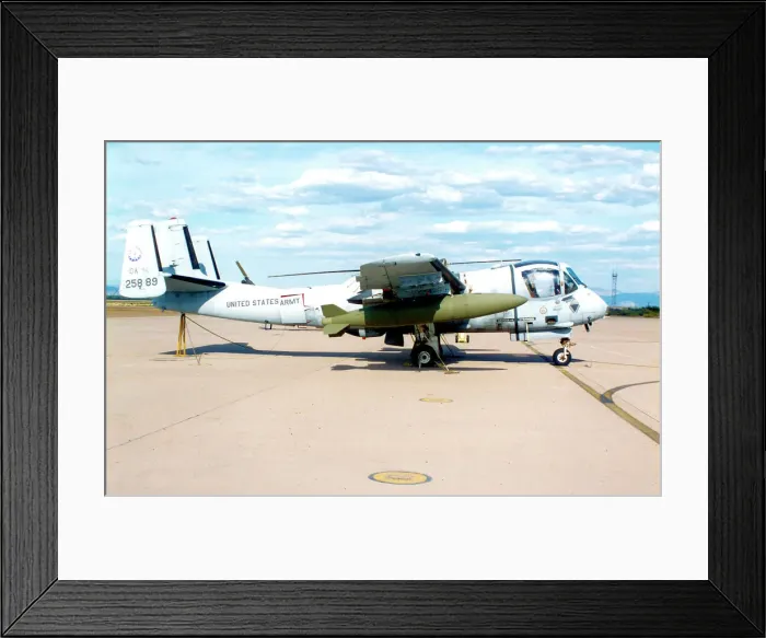 Framed Print : Grumman OV-1D Mohawk 62-5889 Framed Print : Grumman OV-1D Mohawk 62-5889