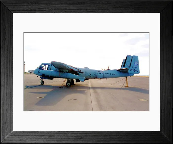 Framed Print : Grumman OV-1D Mohawk 62-5889 Framed Print : Grumman OV-1D Mohawk 62-5889