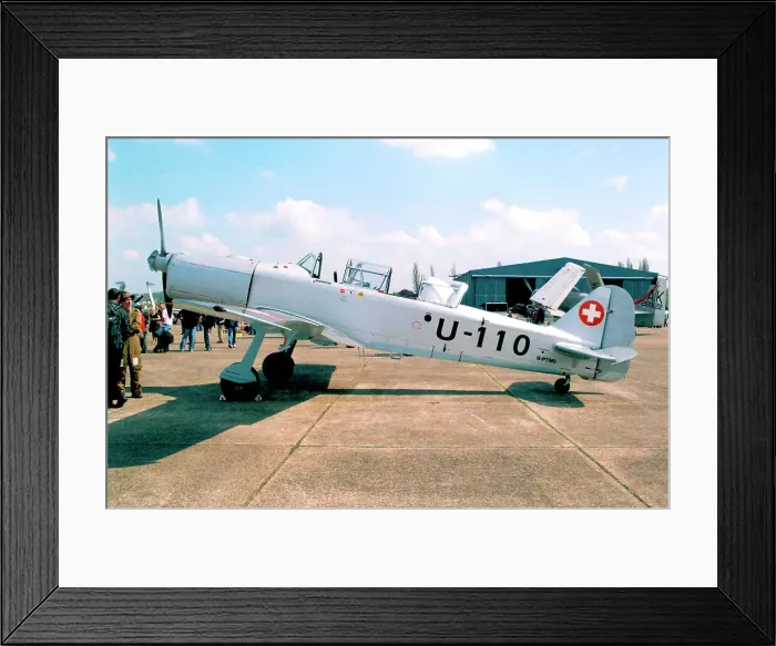 Framed Print : Pilatus P.2 G-PTWO - U-110 Framed Print : Pilatus P.2 G-PTWO - U-110