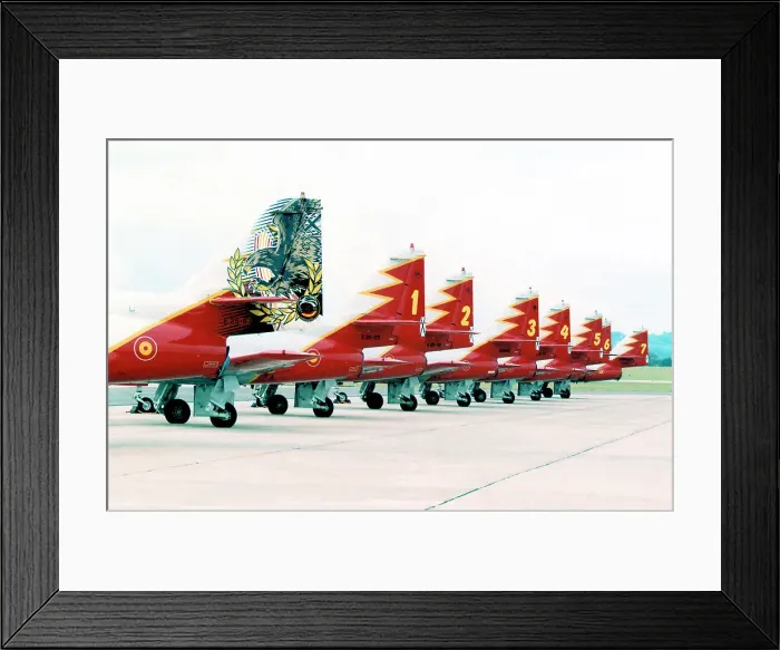 Framed Print : CASA C-101EB Aviojets of Patrulla Aguila Framed Print : CASA C-101EB Aviojets of Patrulla Aguila
