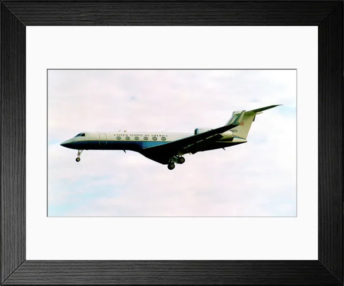 Framed Print : Gulfstream Aerospace C-37A 01-0076 Framed Print : Gulfstream Aerospace C-37A 01-0076