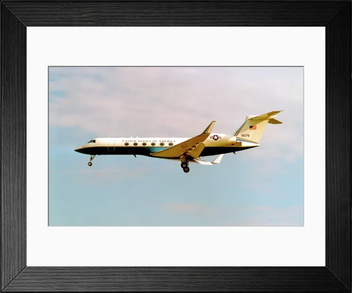 Framed Print : Gulfstream Aerospace C-37A 01-0076 Framed Print : Gulfstream Aerospace C-37A 01-0076