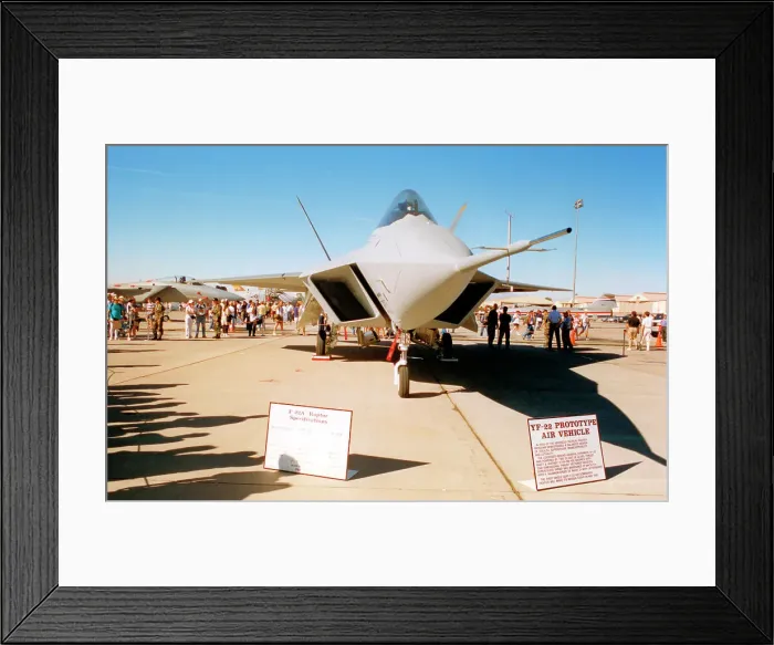 Framed Print : Lockheed YF-22A 87-0701 Framed Print : Lockheed YF-22A 87-0701