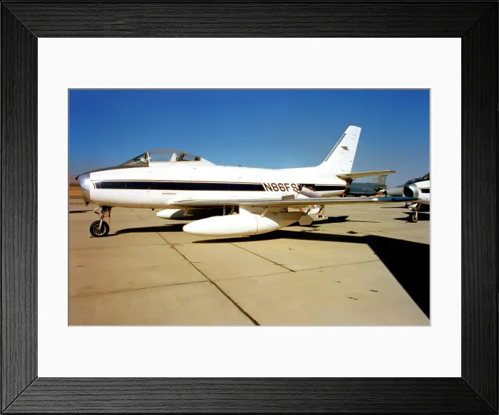 Framed Print : Canadair CL-13A Sabre 5 N86FS Framed Print : Canadair CL-13A Sabre 5 N86FS