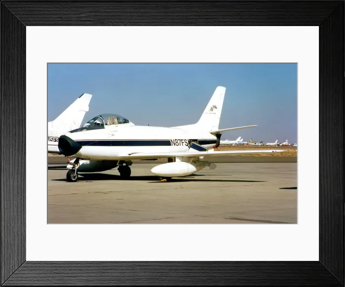Framed Print : Canadair CL-13B Sabre 6 N87FS Framed Print : Canadair CL-13B Sabre 6 N87FS