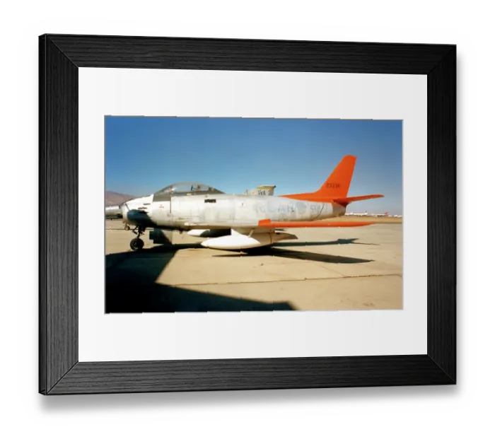 Framed Print : Canadair CL-13A Sabre 5 - QF-86E Sabre. 23338 - N4689N Framed Print : Canadair CL-13A Sabre 5 - QF-86E Sabre. 23338 - N4689N