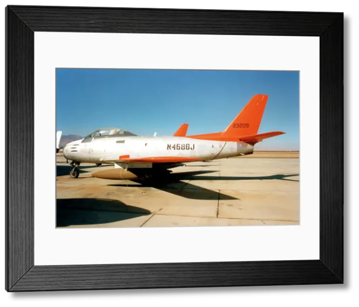 Framed Print : Canadair CL-13A Sabre 5 - QF-86E Sabre. 23209 - N4688J Framed Print : Canadair CL-13A Sabre 5 - QF-86E Sabre. 23209 - N4688J