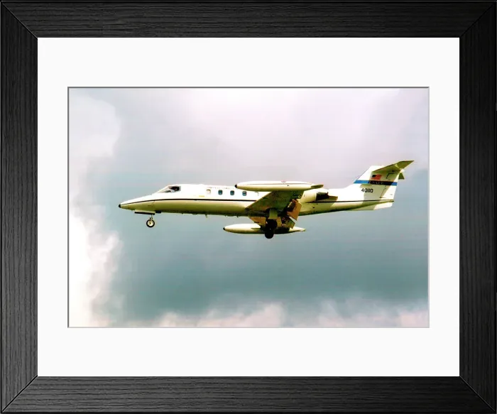 Framed Print : Gates Learjet C-21A 84-0110 Framed Print : Gates Learjet C-21A 84-0110