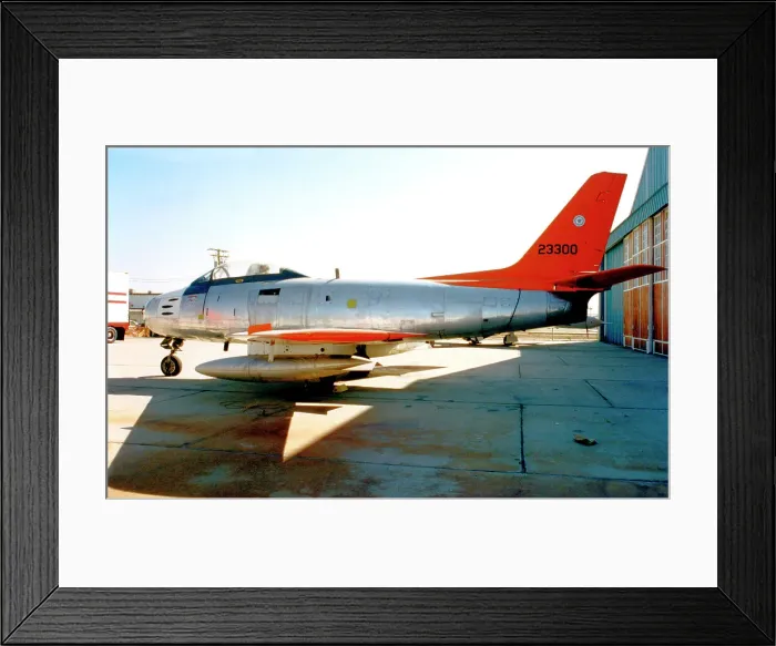 Framed Print : Canadair CL-13A Sabre 5 - QF-86E Sabre. 23300 - N4724A Framed Print : Canadair CL-13A Sabre 5 - QF-86E Sabre. 23300 - N4724A