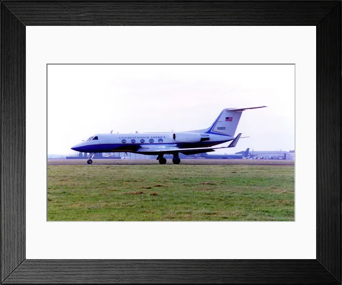 Framed Print : Gulfstream C-20B 86-0203 Framed Print : Gulfstream C-20B 86-0203