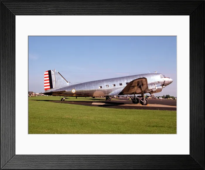Framed Print : Douglas DC-3-253 - C-41 NC41HQ Framed Print : Douglas DC-3-253 - C-41 NC41HQ
