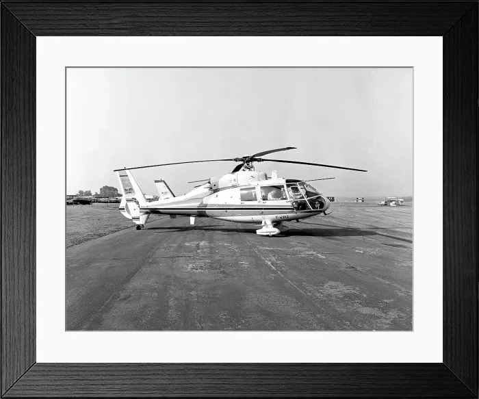 Framed Print : Aerospatiale SA365M Dauphin 2 F-WVKE Framed Print : Aerospatiale SA365M Dauphin 2 F-WVKE