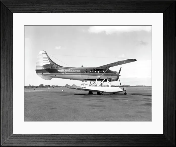 Framed Print : de Havilland Canada DHC-3 Otter amphibian VH-TLS Framed Print : de Havilland Canada DHC-3 Otter amphibian VH-TLS