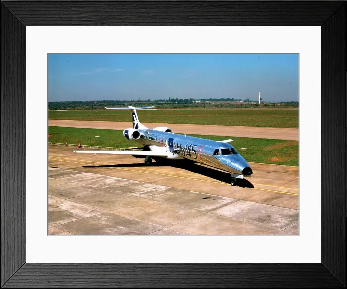 Framed Print : Embraer ERJ-145 PT-ZJA Framed Print : Embraer ERJ-145 PT-ZJA