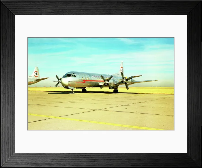Framed Print : Lockheed L-188A Electra N6120A Framed Print : Lockheed L-188A Electra N6120A