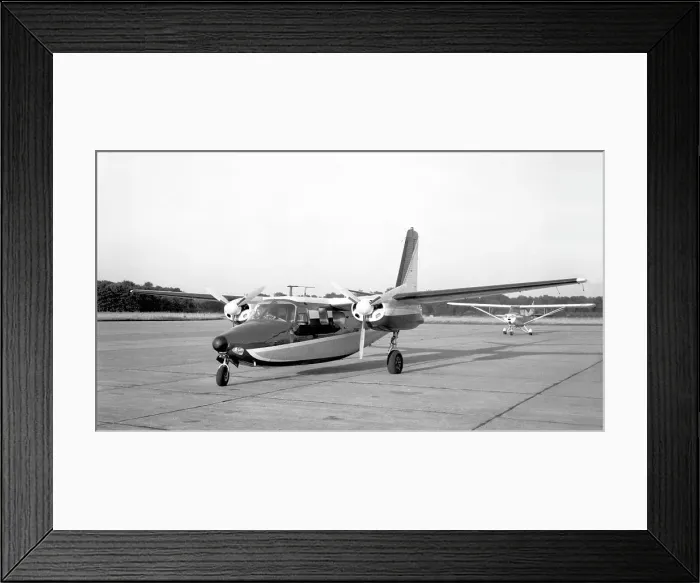 Framed Print : Aero Commander 680E G-ASHI Framed Print : Aero Commander 680E G-ASHI