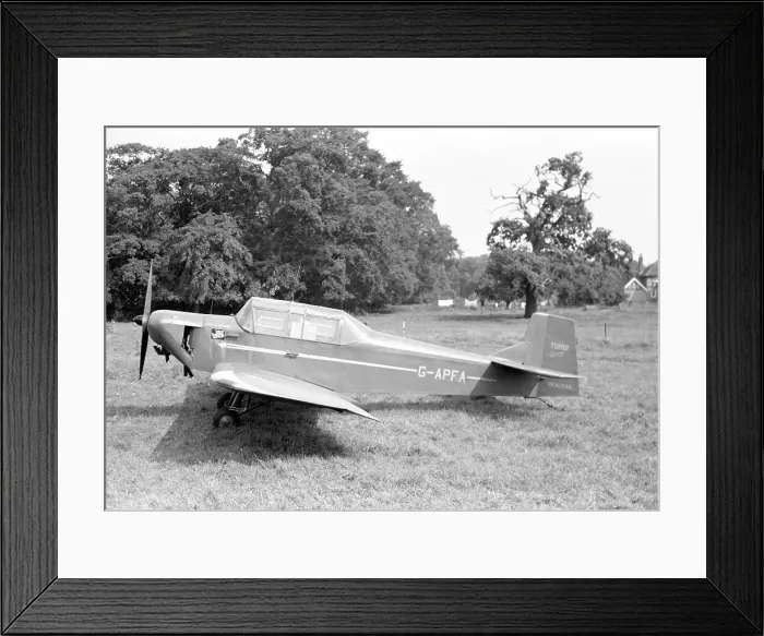 Framed Print : Druine D.52 Turbi G-APFA Framed Print : Druine D.52 Turbi G-APFA