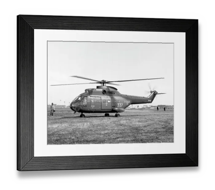 Framed Print : Aerospatiale SA330 Puma F-ZWWR Framed Print : Aerospatiale SA330 Puma F-ZWWR