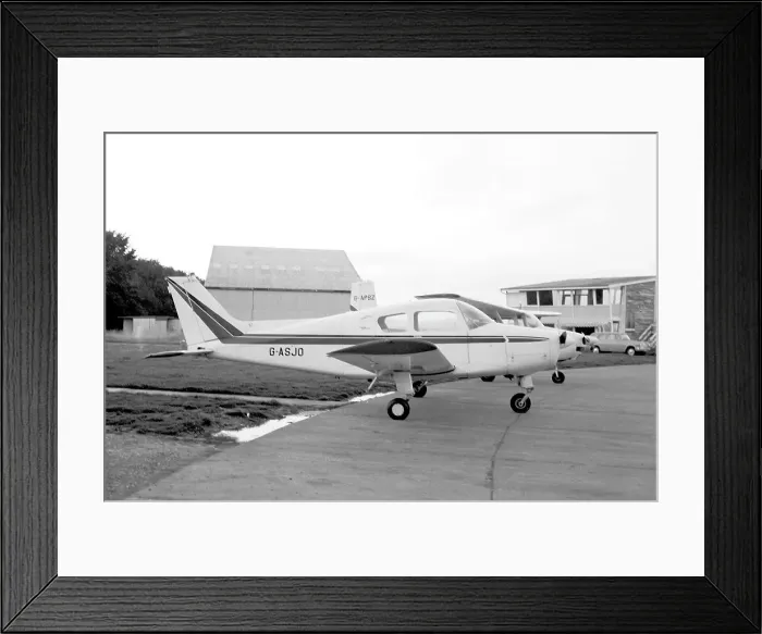 Framed Print : Beech 23 Musketeer G-ASJO Framed Print : Beech 23 Musketeer G-ASJO