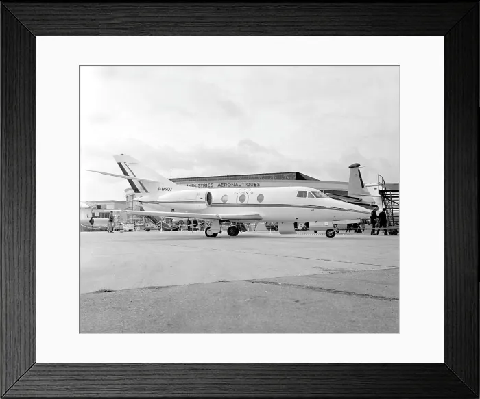 Framed Print : Dassault Falcon 10 F-WSQU Framed Print : Dassault Falcon 10 F-WSQU