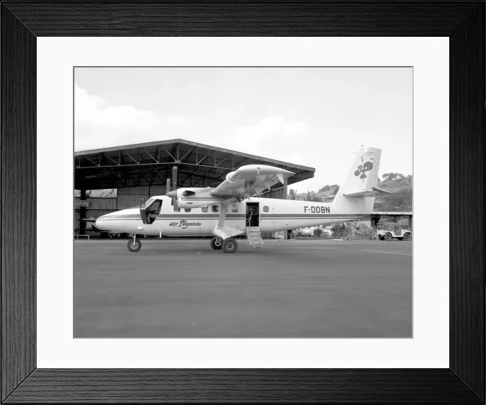 Framed Print : de Havilland Canada DHC-6 Twin Otter F-ODBN Framed Print : de Havilland Canada DHC-6 Twin Otter F-ODBN