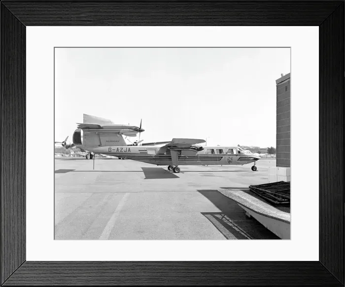 Framed Print : Britten-Norman Trislander G-AZJA Framed Print : Britten-Norman Trislander G-AZJA