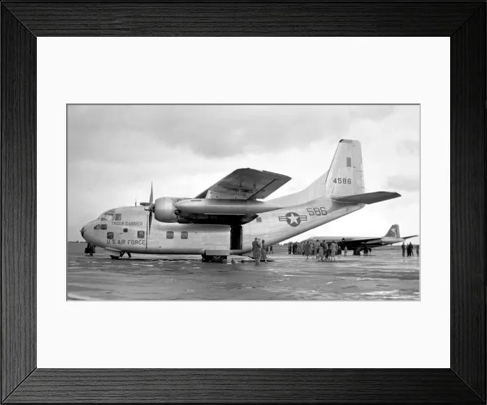 Framed Print : Fairchild C-123B Provider 54-586 Framed Print : Fairchild C-123B Provider 54-586