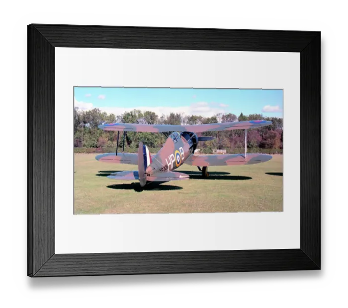Framed Print : Gloster Gladiator I G-AMRK - N2308 - HP-B Framed Print : Gloster Gladiator I G-AMRK - N2308 - HP-B