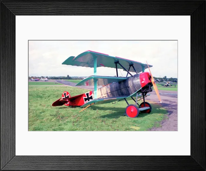 Framed Print : Fokker DR.1 Replica G-BVGZ - DR.I 152-17 Framed Print : Fokker DR.1 Replica G-BVGZ - DR.I 152-17