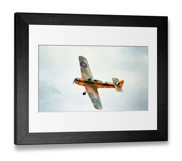 Framed Print : Miles M.14A Hawk Trainer 3 G-AJRS - P6382 Framed Print : Miles M.14A Hawk Trainer 3 G-AJRS - P6382
