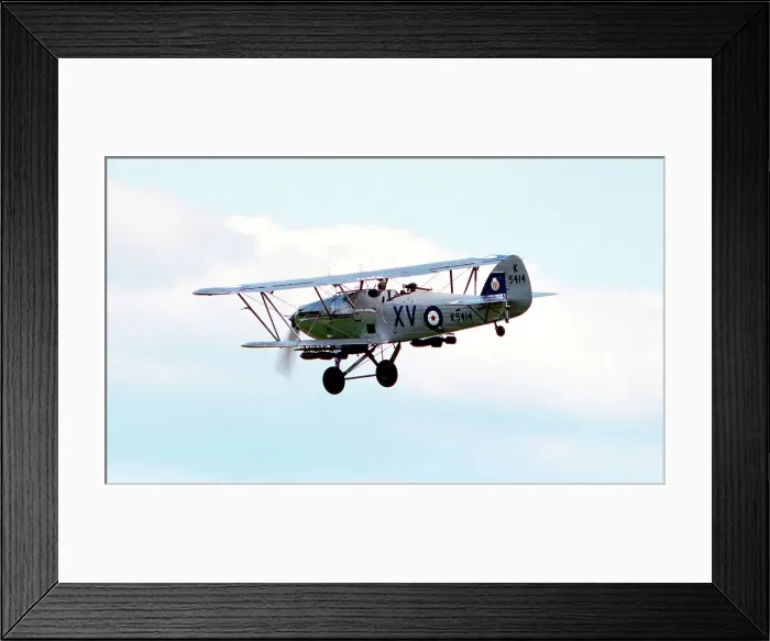 Framed Print : Hawker Hind G-AENP - K5414 Framed Print : Hawker Hind G-AENP - K5414