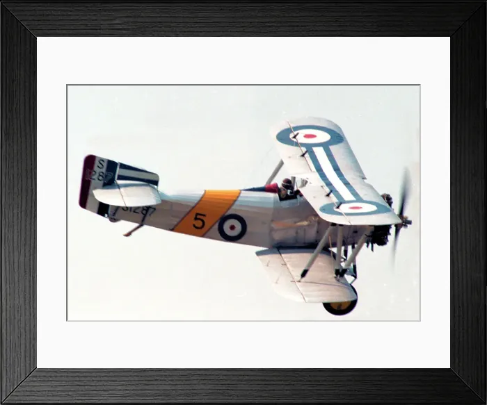 Framed Print : Fairey Flycatcher replica G-BEYB - S1287 Framed Print : Fairey Flycatcher replica G-BEYB - S1287