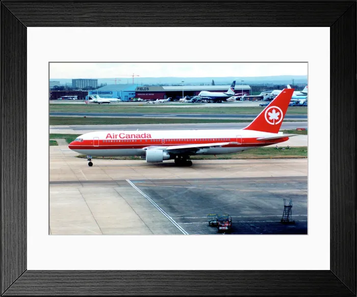 Framed Print : Boeing 767-233ER C-FBEF Framed Print : Boeing 767-233ER C-FBEF