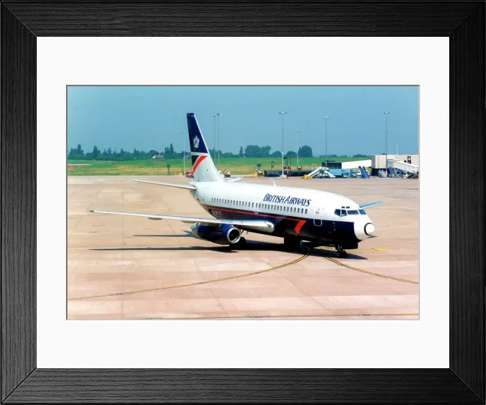 Framed Print : Boeing 737-236 G-BKYK Framed Print : Boeing 737-236 G-BKYK