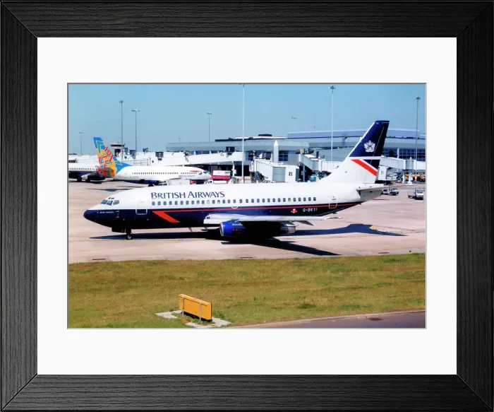 Framed Print : Boeing 737-236 G-BKYI Framed Print : Boeing 737-236 G-BKYI
