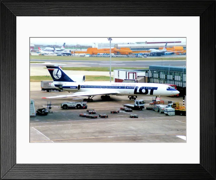Framed Print : Tupolev Tu-154M SP-LCA Framed Print : Tupolev Tu-154M SP-LCA