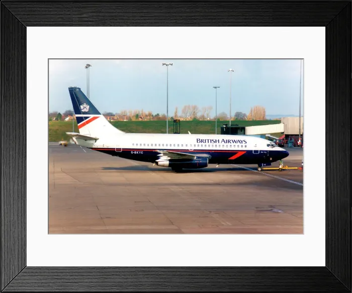 Framed Print : Boeing 737-236 G-BKYC Framed Print : Boeing 737-236 G-BKYC