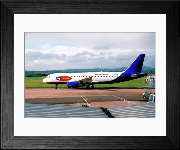 Framed Print : Airbus A320-231 D-ACAF Framed Print : Airbus A320-231 D-ACAF