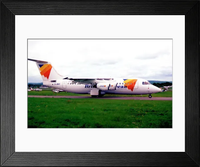 Framed Print : BAe 146-200A G-JEAY Framed Print : BAe 146-200A G-JEAY