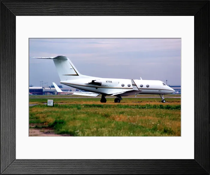 Framed Print : Gulfstream III N719A Framed Print : Gulfstream III N719A
