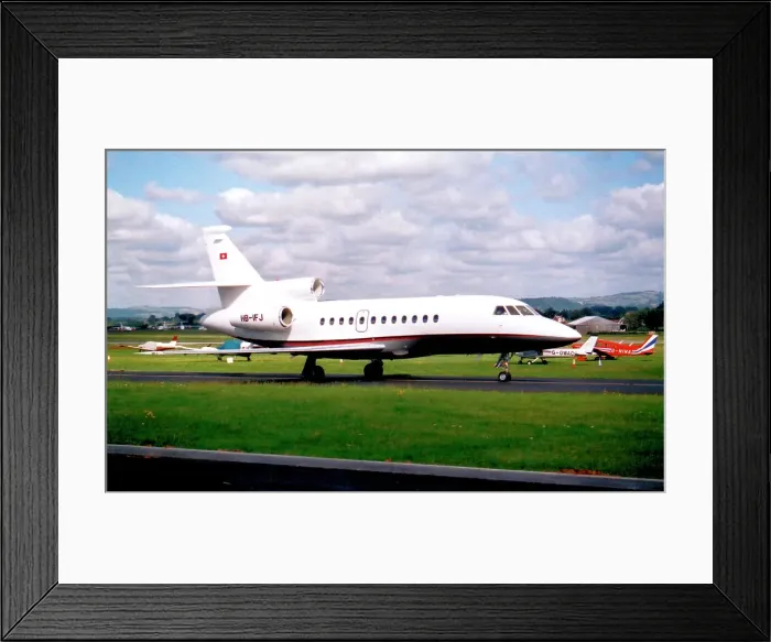 Framed Print : Dassault Falcon 900EX HB-IFJ Framed Print : Dassault Falcon 900EX HB-IFJ