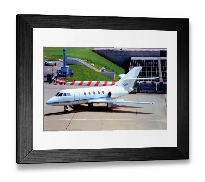 Framed Print : Dassault Falcon 20F F-GIFP Framed Print : Dassault Falcon 20F F-GIFP