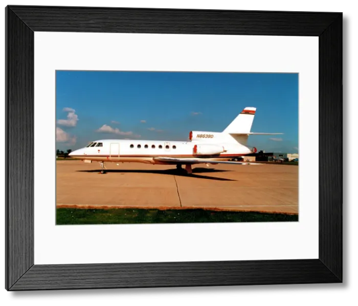 Framed Print : Dassault Falcon 50 N863BD Framed Print : Dassault Falcon 50 N863BD