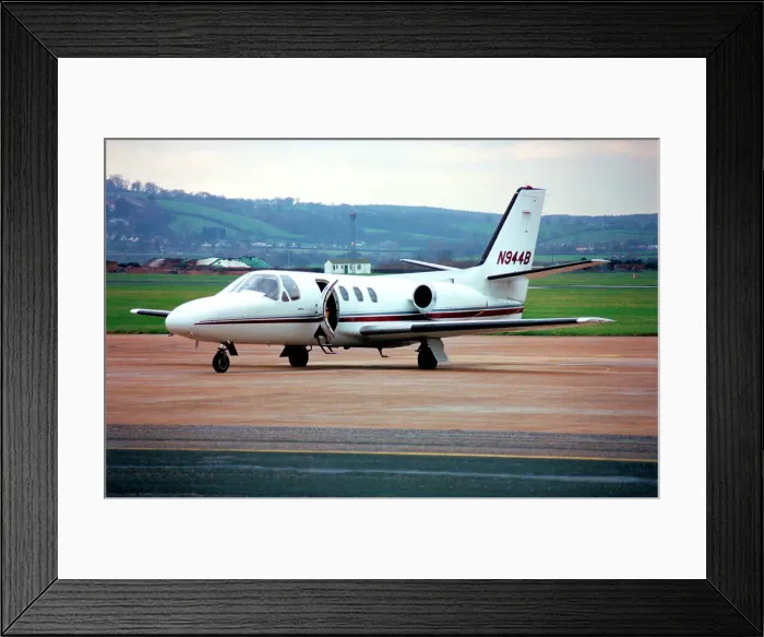 Framed Print : Cessna 500 Citation I N944B Framed Print : Cessna 500 Citation I N944B