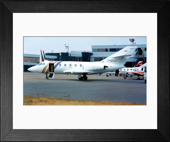 Framed Print : Dassault Falcon 20E F-GDLU Framed Print : Dassault Falcon 20E F-GDLU