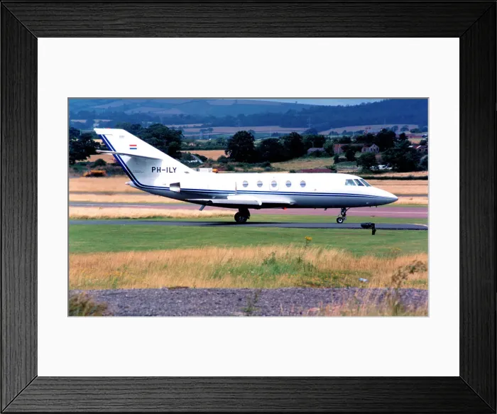 Framed Print : Dassault Falcon 20E PH-ILY Framed Print : Dassault Falcon 20E PH-ILY