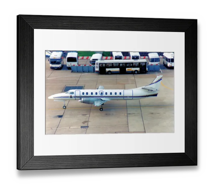 Framed Print : Swearingen Merlin IVC F-GHVF Ville de Roanne